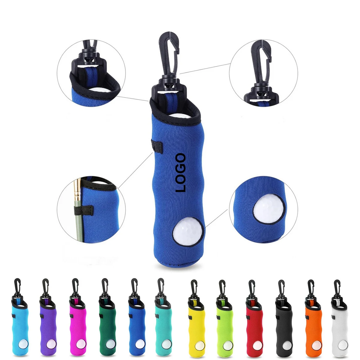 Neoprene Golf Ball Carry Bag 1