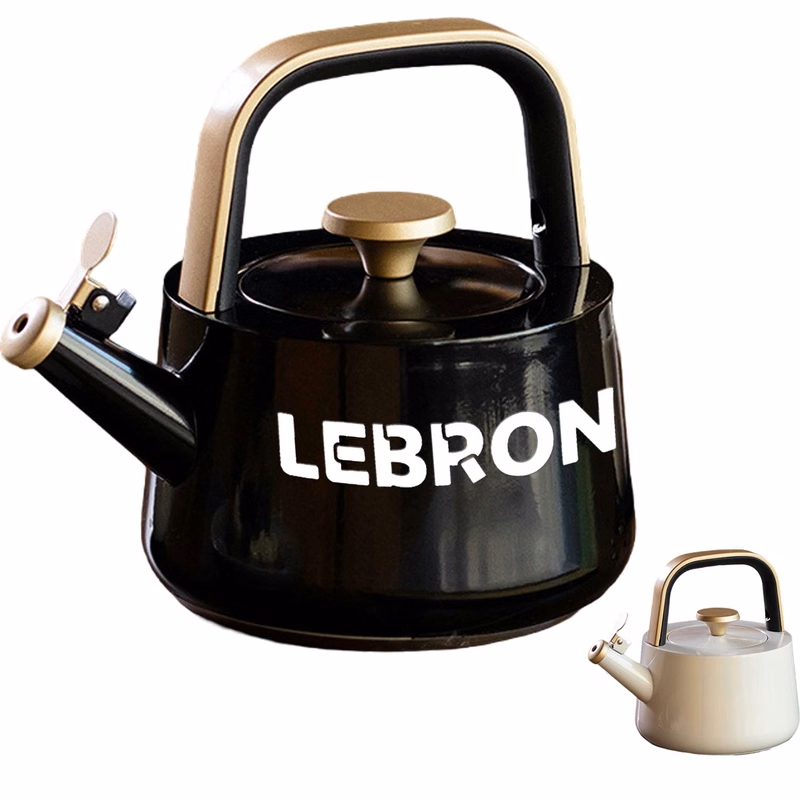 61oz Flat Bottom Stainless Steel Whistling Kettle
