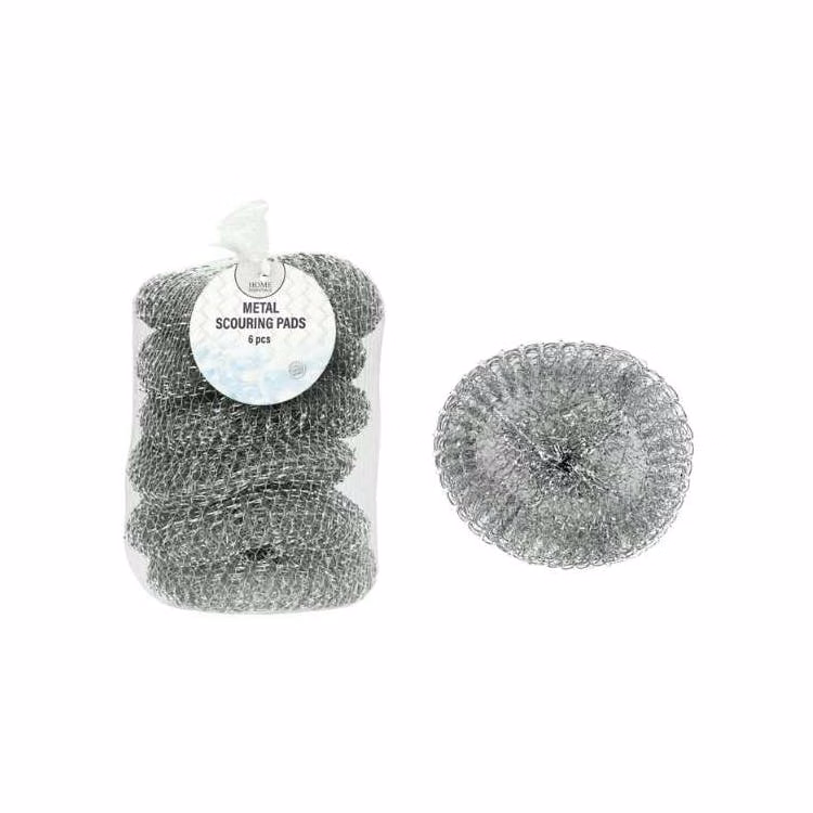 Bonita Home Metal Scouring Pads 6ct