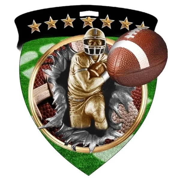 Color Burst Medals/Football 1