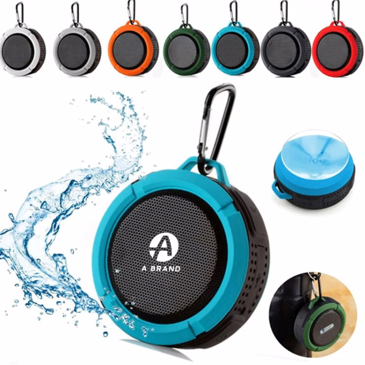 Waterproof Bluetooth Speaker with Suction Cup