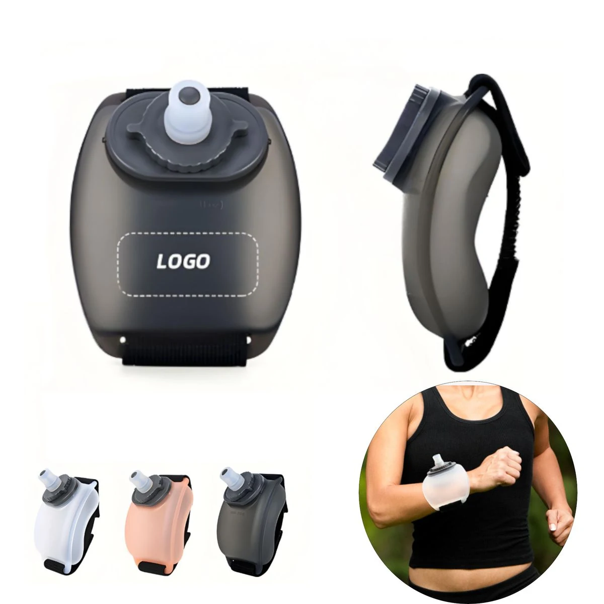 Sport Wrist Water Bottle 7Oz 1
