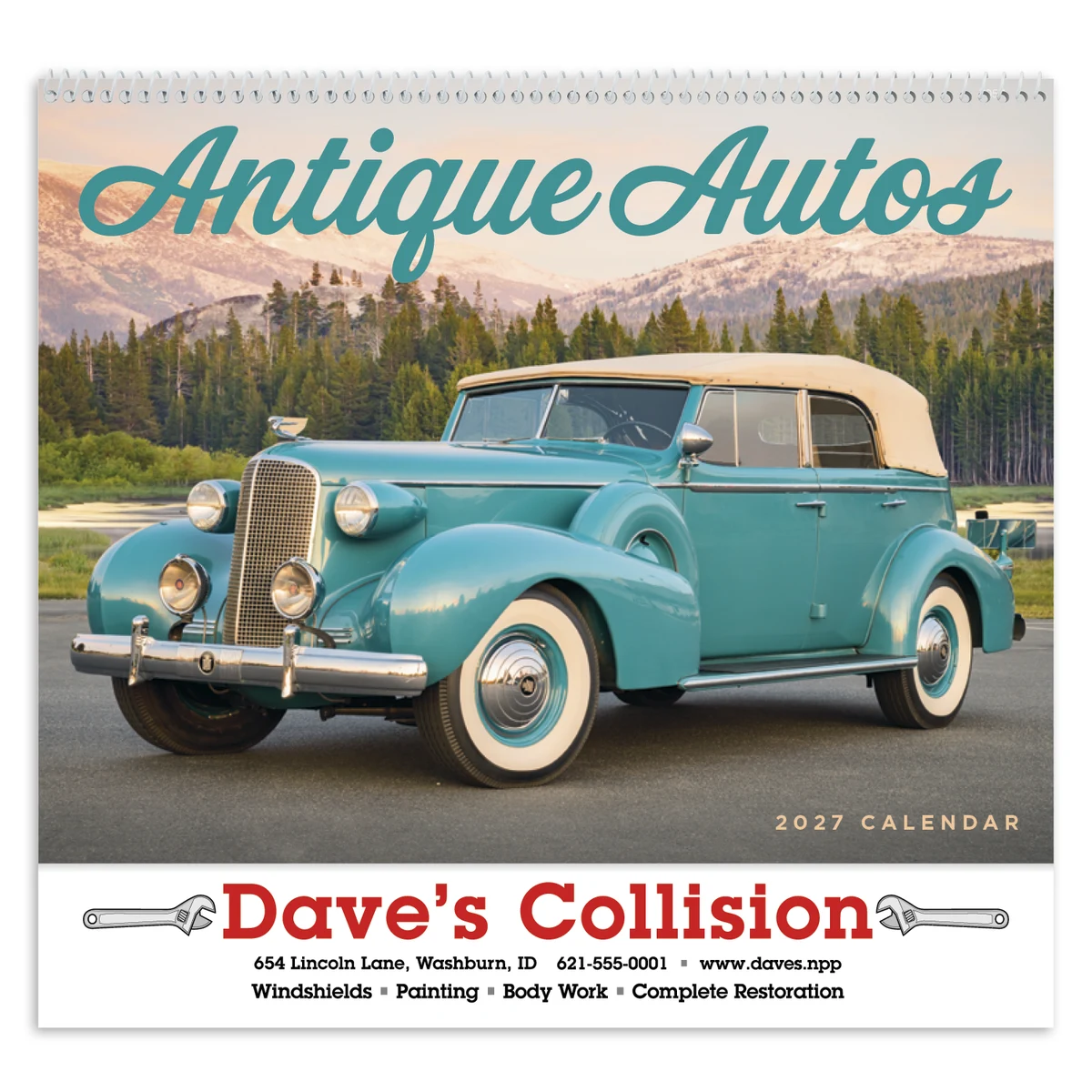 Good Value™ Antique Autos - Spiral Calendar 1