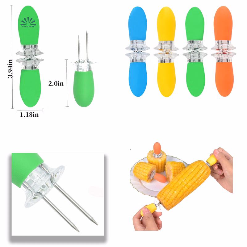 Stainless Steel Corn & Fruit Forks