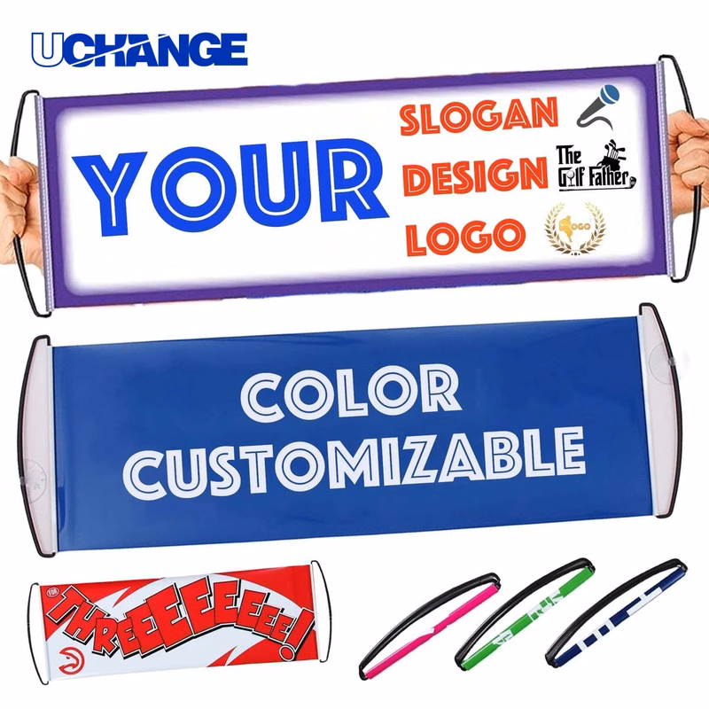 Custom Pull-Up Cheerleader Rally Flag
