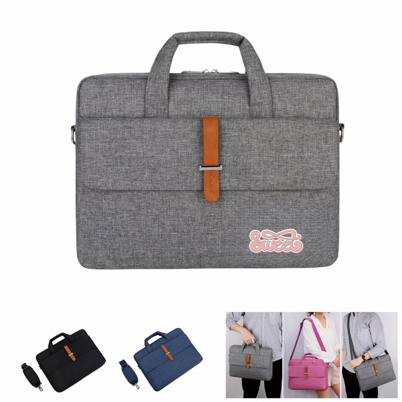 14 inch Business Laptop Sleeve Messenger Briefcase with Shoulder Strap