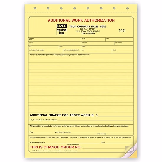 Additional Work Authorization Forms