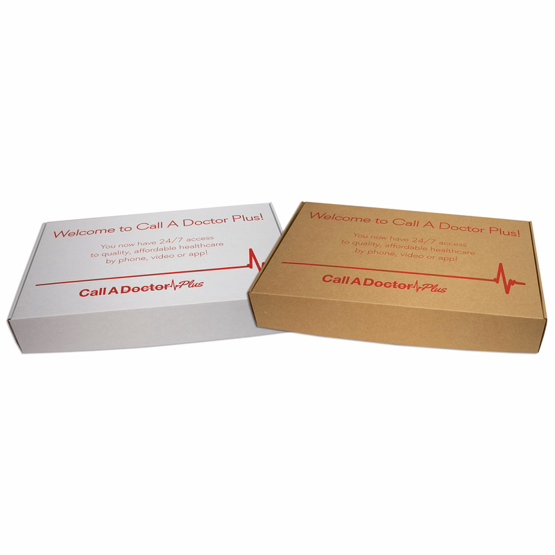 19" X 12" X 3" - E-Flute Outside Tuck Box