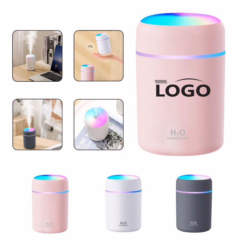 Mini Colorful Light Humidifier for Home Office