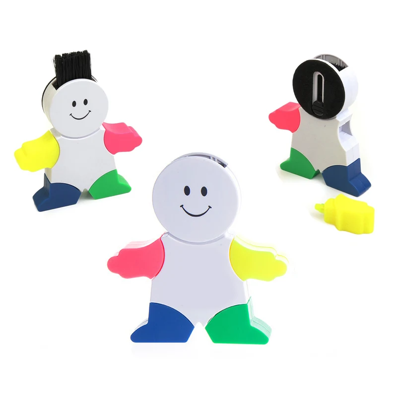Mini Cartoon Four-color Highlighter 1