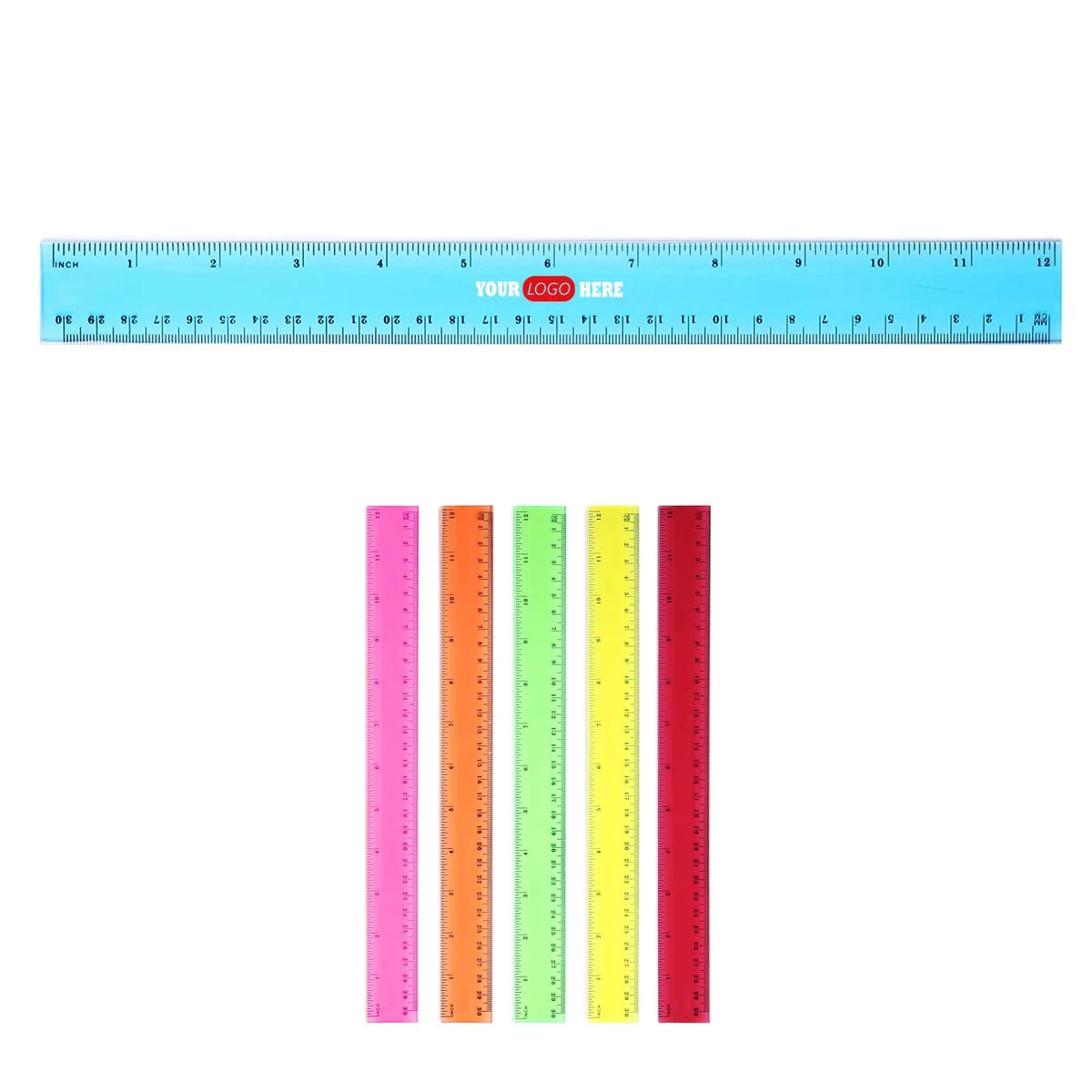 Assorted Color School Ruler 1