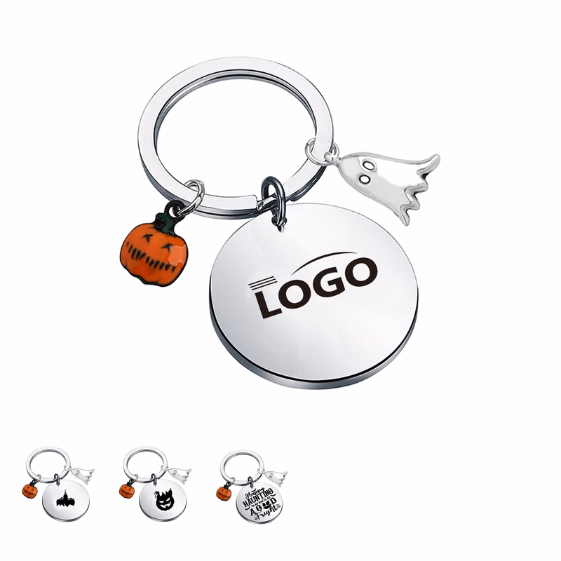 Halloween Pumpkin Ghosts Cute Keychain MOQ50