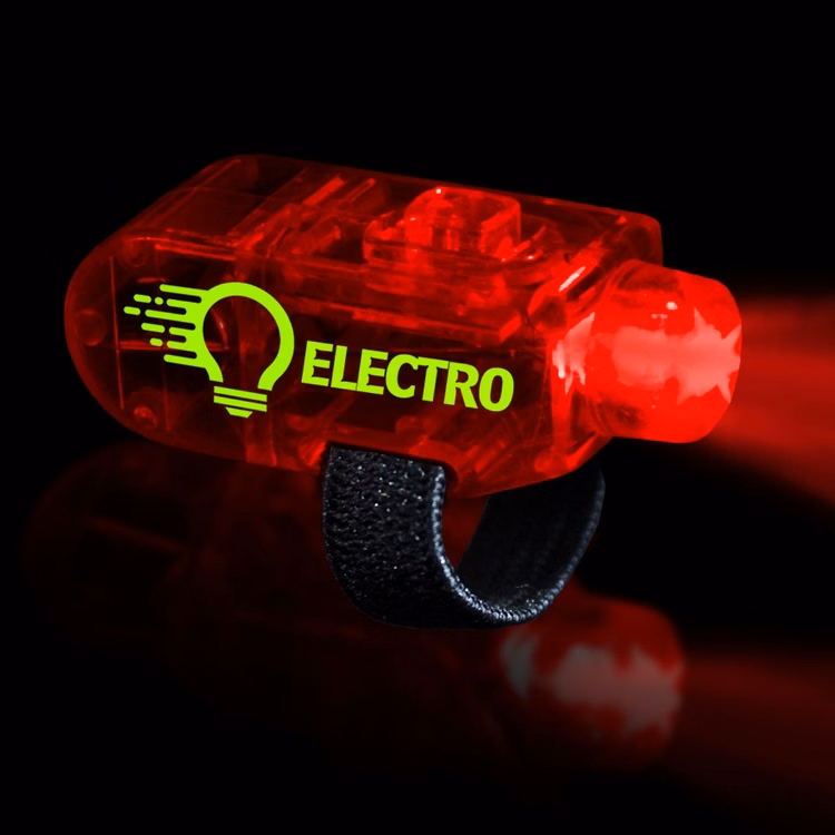 Red LED Finger Light Ring