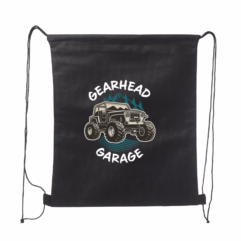 Wanderlust Non-Woven Drawstring Backpack (Full Color Imprint)