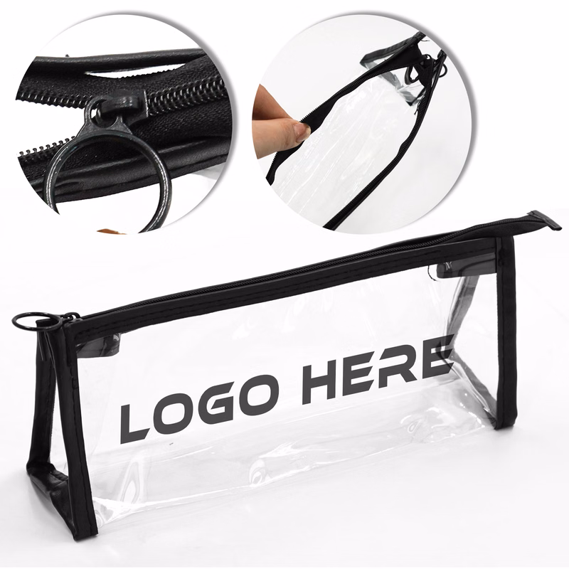 MOQ 50 Waterproof PVC Cosmetic Organizer Toiletry Travel Bag