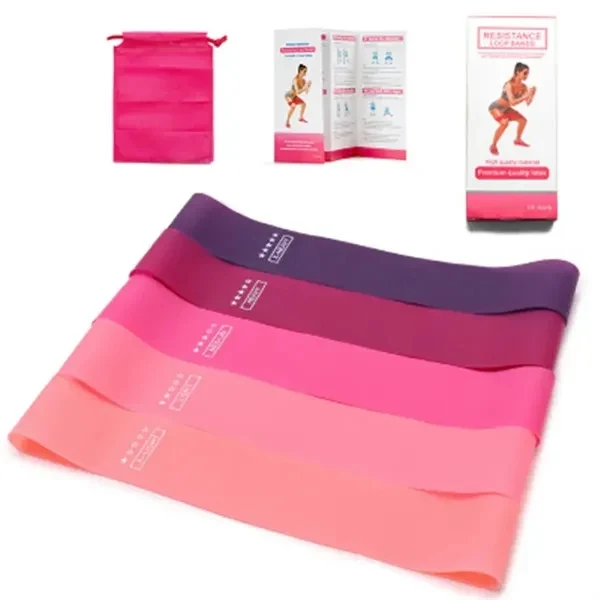 Silicone Yoga Stretch Band(Five piece set) 1