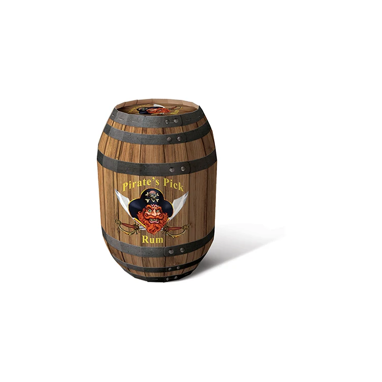 Barrel Display Corrugated Cardboard 1