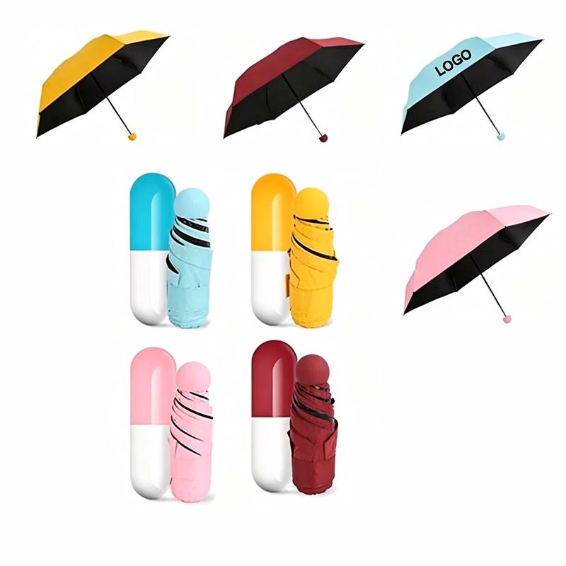 Custom Mini Pocket Rain Umbrella