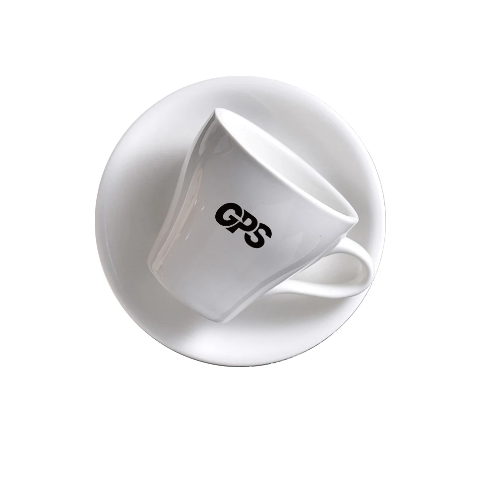 Porcelain Cappuccino Cups with Saucers 1
