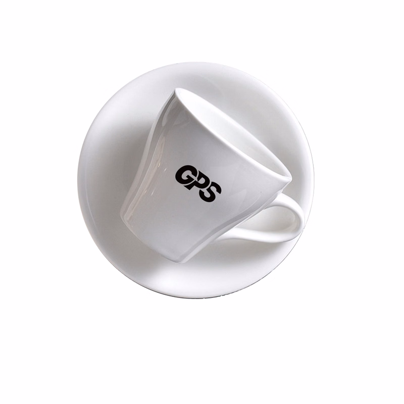 Porcelain Cappuccino Cups with Saucers