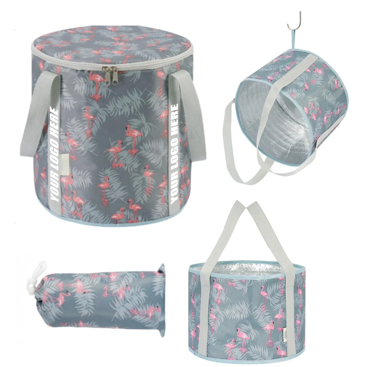 Collapsible Foot Bath Bucket With Lid 1