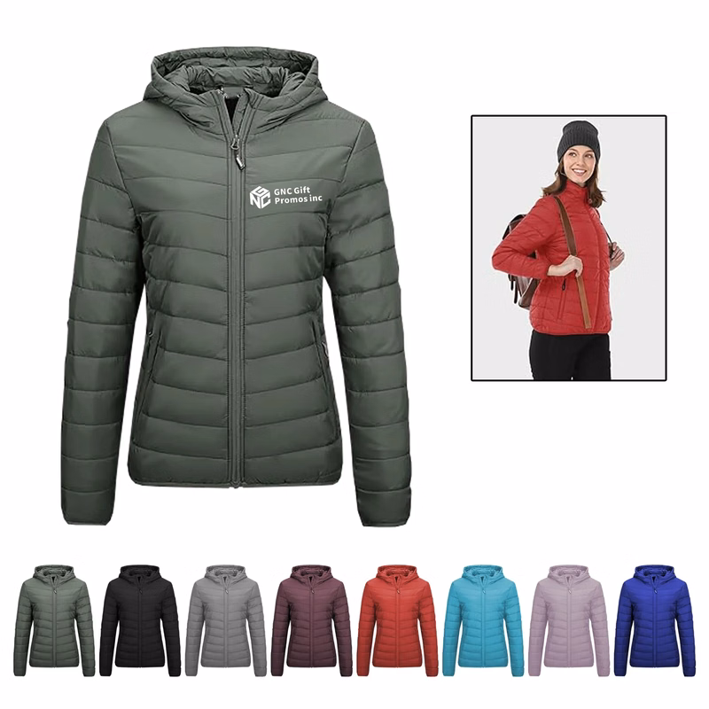 Women's Lightweight Long Sleeve Full Zip Waterproof Packable