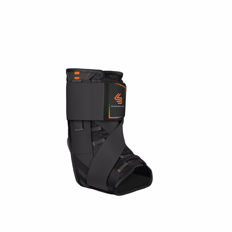 Ultra Wrp Lace AnkSupp Blk