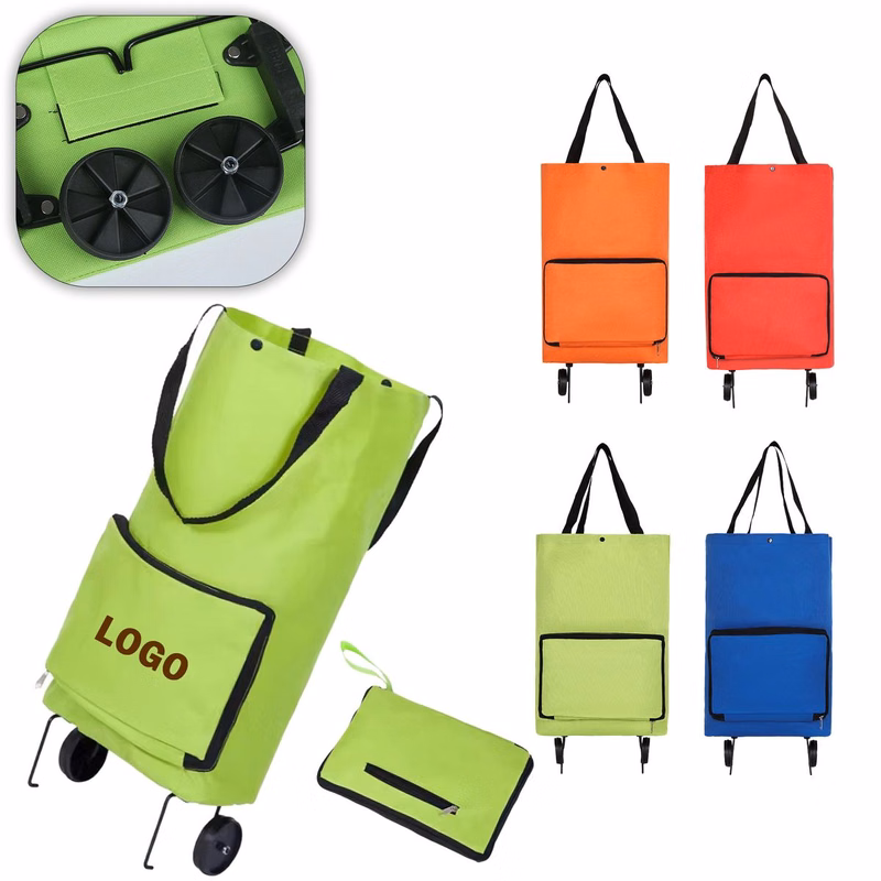 Oxford Cloth Folding Shopping Trolley