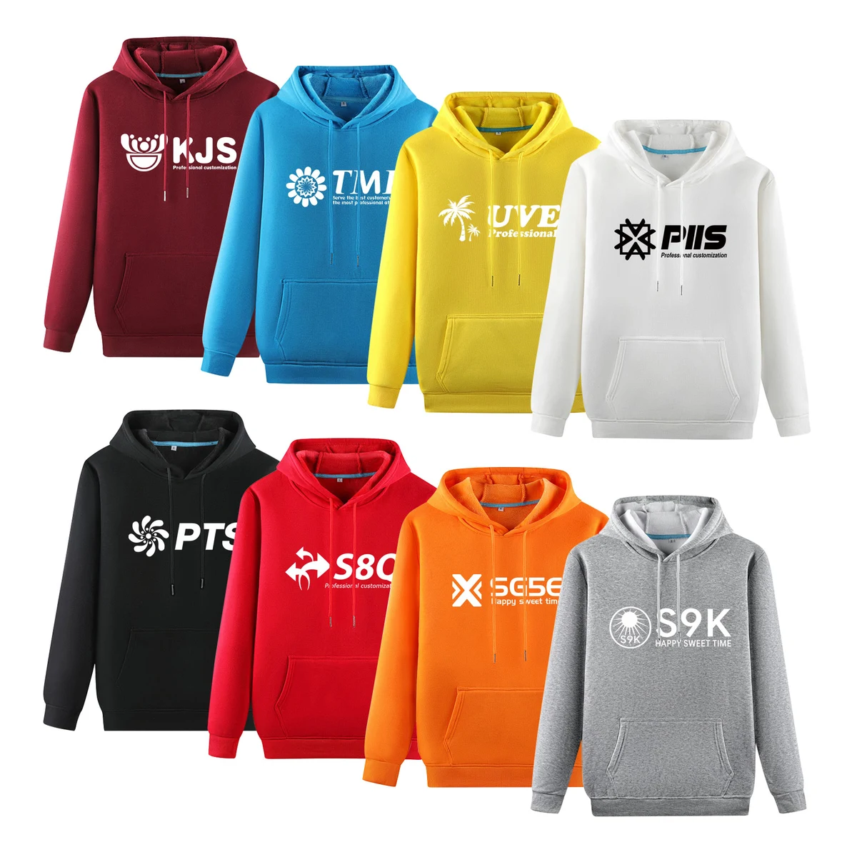 Long-Sleeved Hooded Sweatshirt, custom hoodie or sweatshirt with logo imprint 1