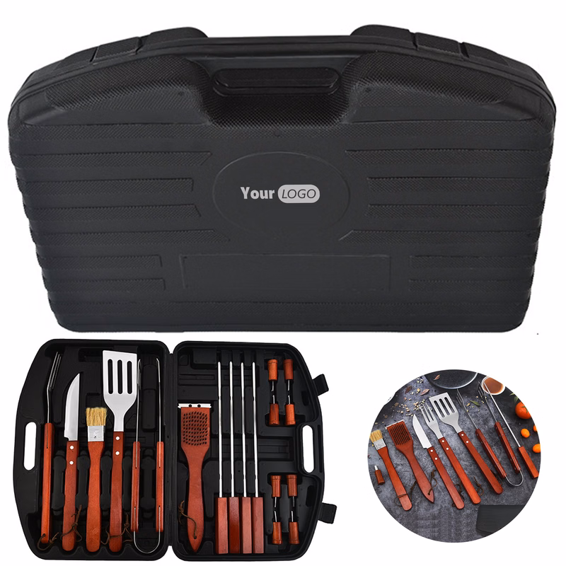 Stainless Steel Bbq 18 Piece Set
