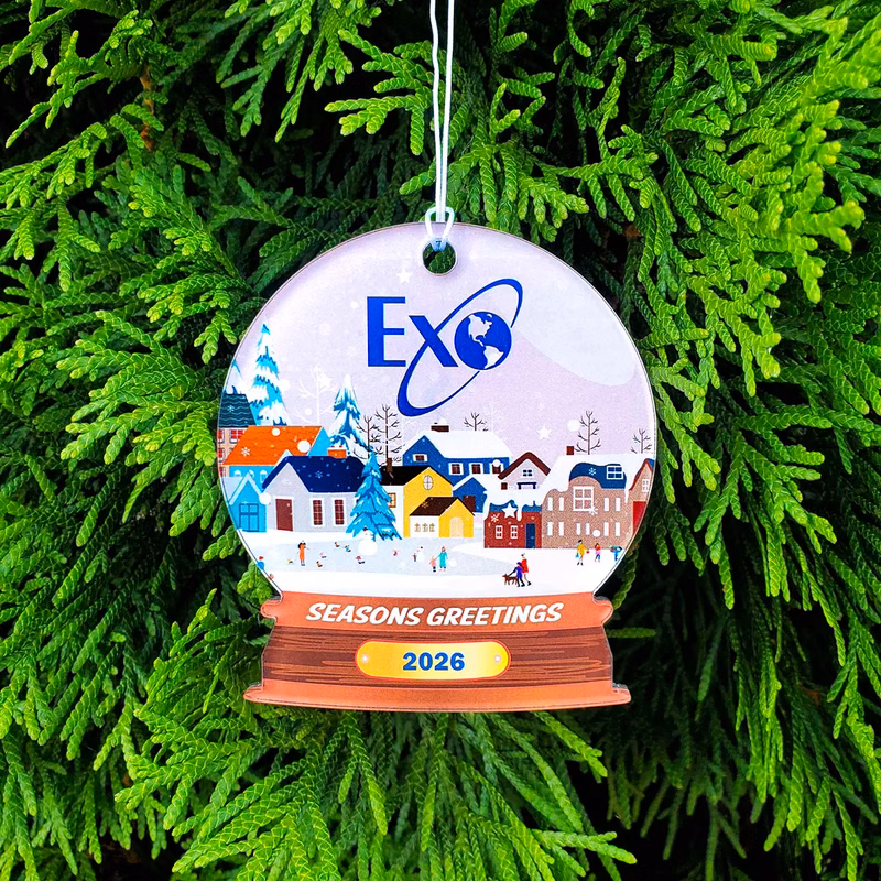Full Color Acrylic Ornament Custom Shape