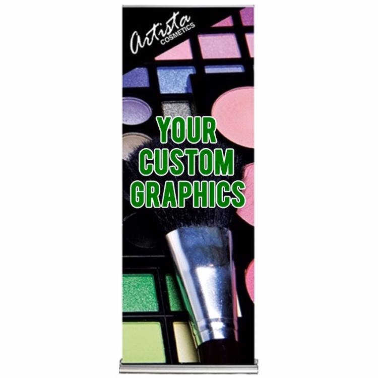 Step 33.5 Inch Retractable Banner with Graphic