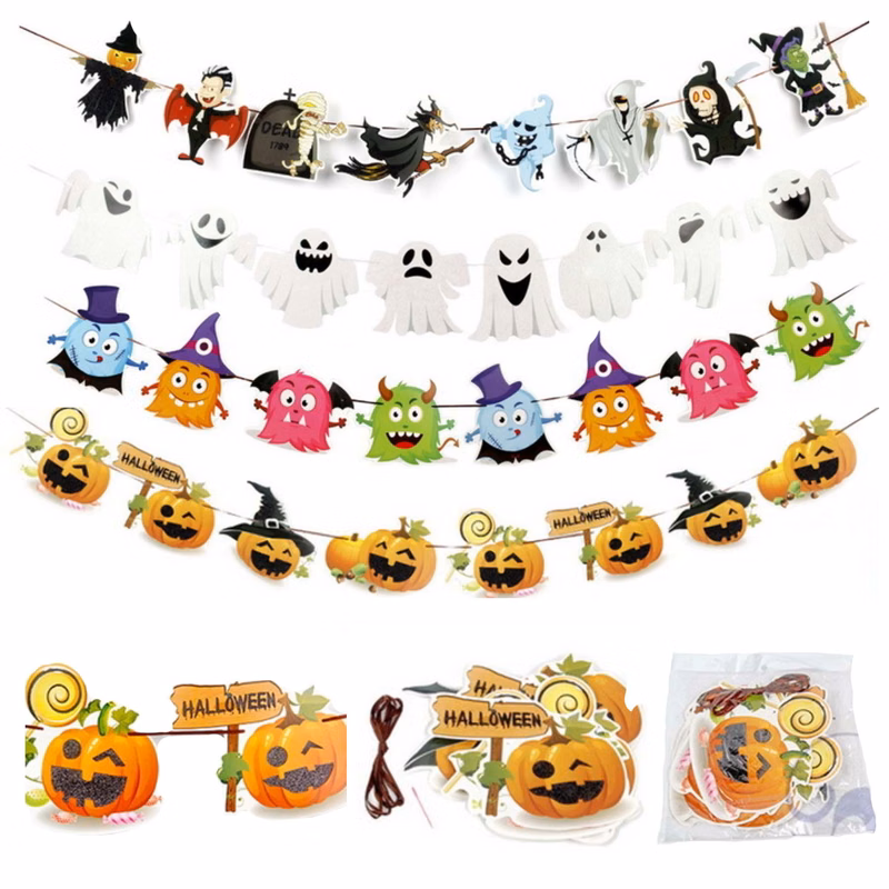 Halloween Flag Hanging Decorative Picture