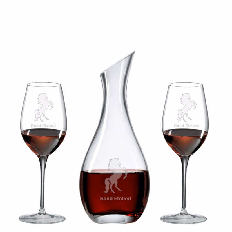 Cristoff Single Decanter Gift Set Lead-Free Crystal
