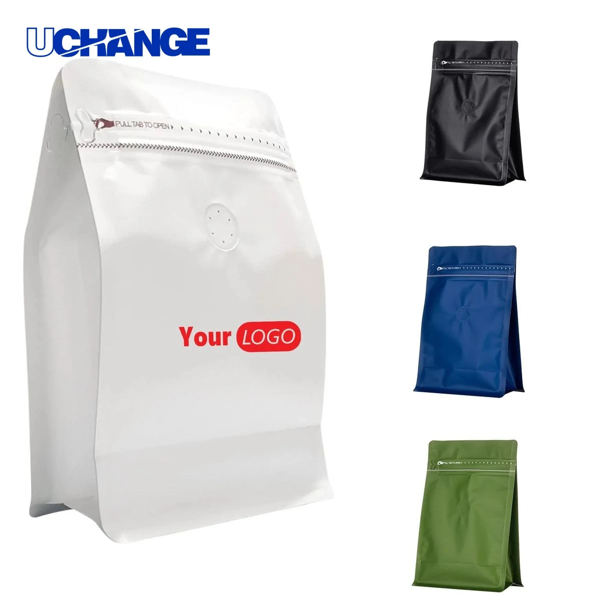 Stand-Up Coffee Bean Zipper Packaging Bag 1