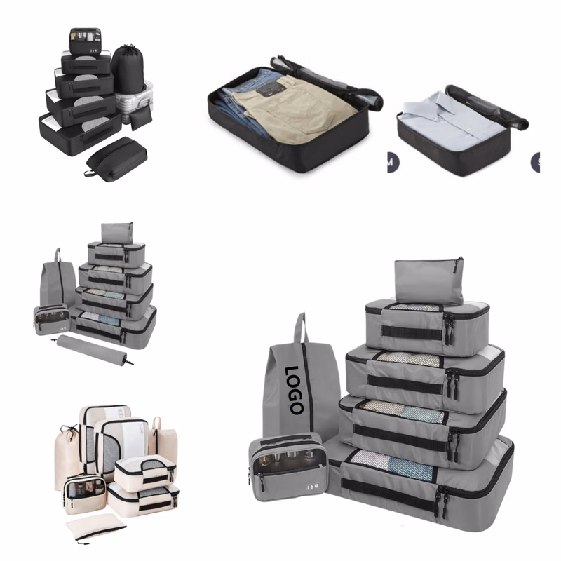 8-Piece Luggage Packing Cubes Set 6.7" x 8.7" x 3.5"