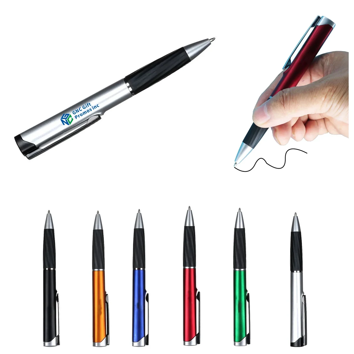 Promotional LED Light Up Gift Soft Touch Screen Pen 1