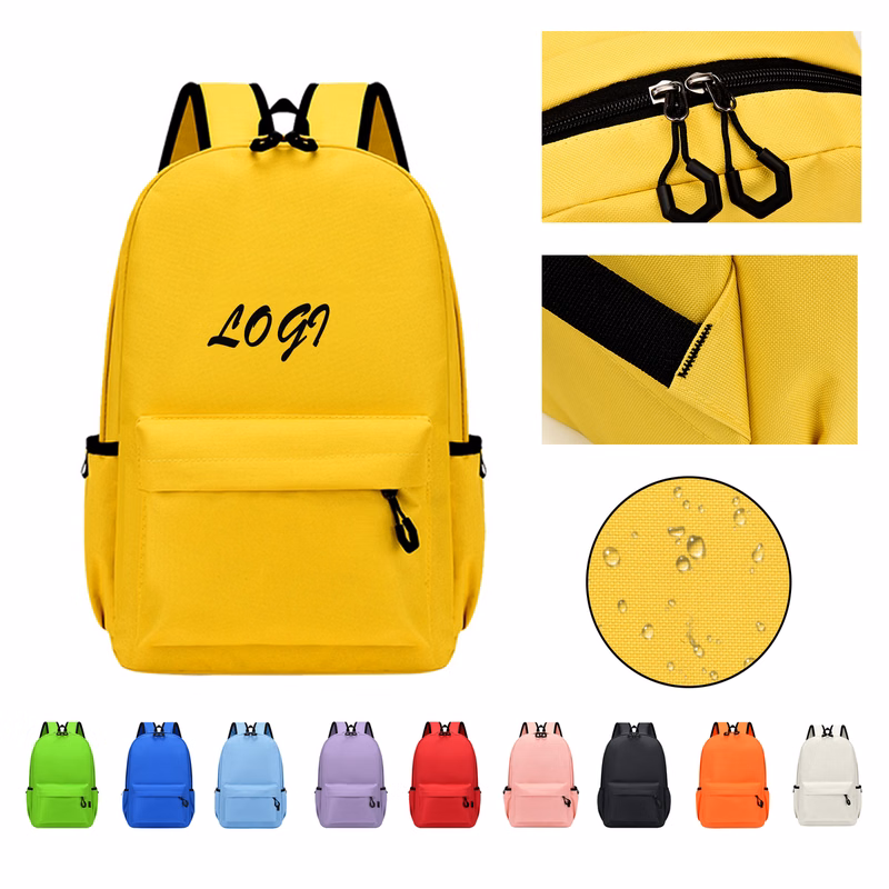 Plain Children Student Backpack