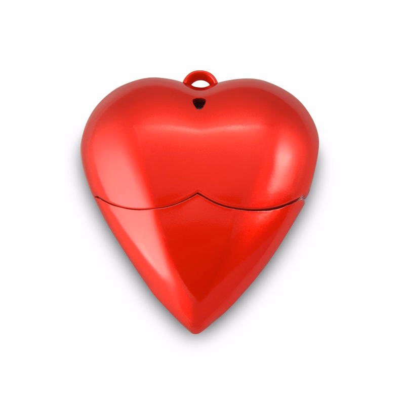 Red Heart Style USB Flash Drive