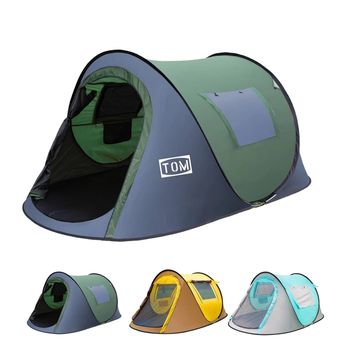Outdoor 3-4 Person Camping Fully Automatic Folding Tent 1