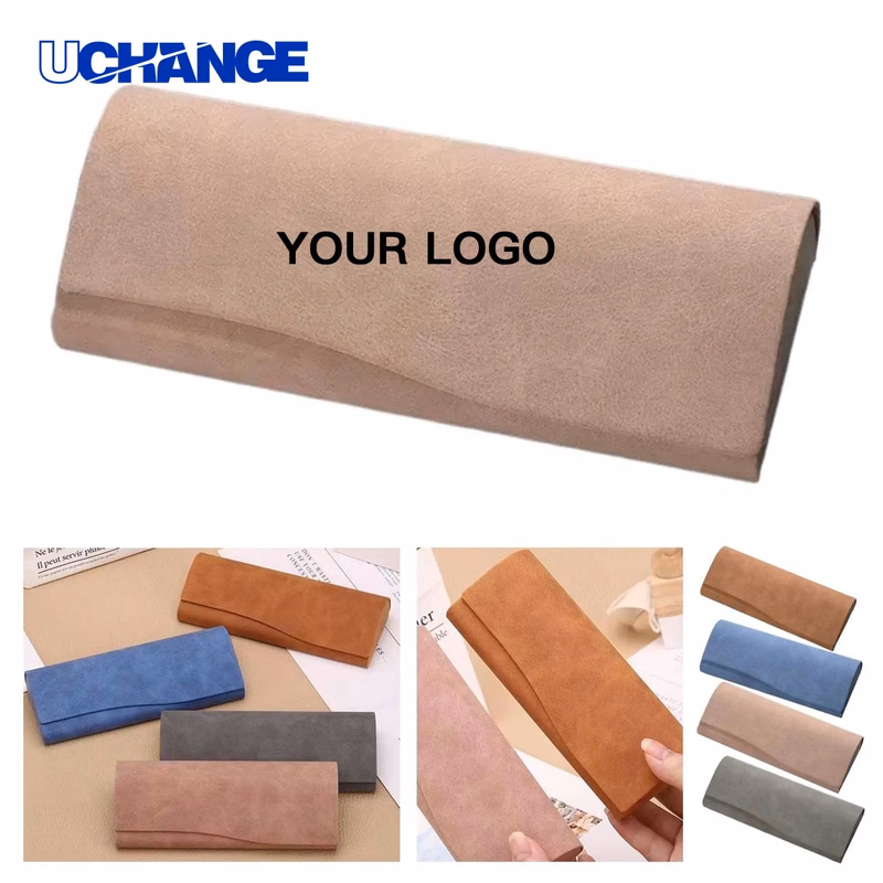 Leather Sunglass Case with Protective Shell