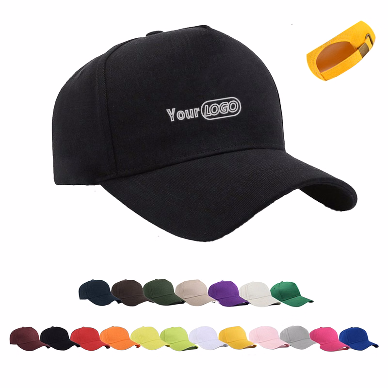 Cotton Adjustable 6 Panel Baseball Cap