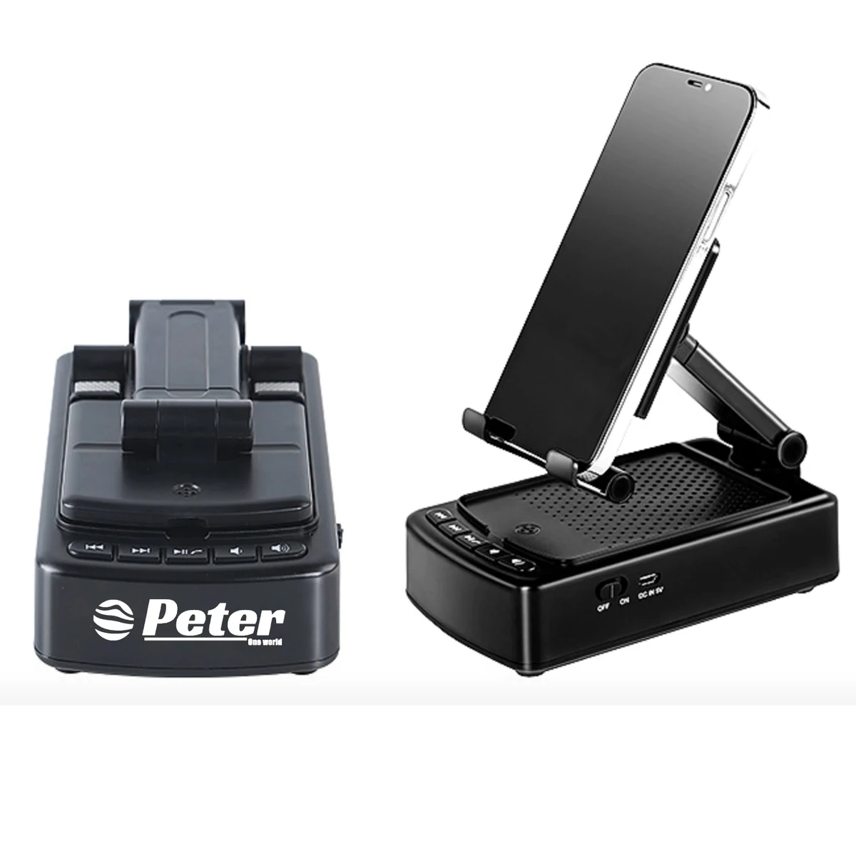 Phone Stand With Wireless Bluetooth Speaker 1