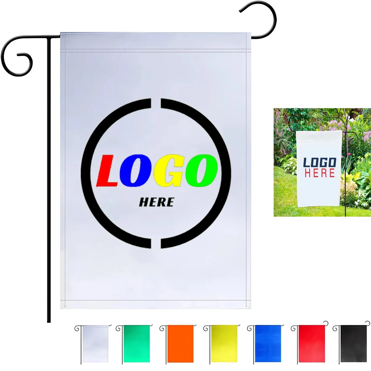 11.8" x 17.7" Full Color Garden Flag 1