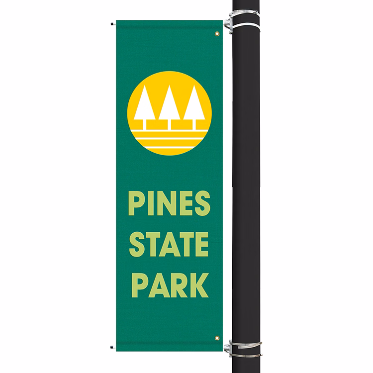 72" x 22" Custom Sunbrella™ Avenue Banner-3 Color Imprint