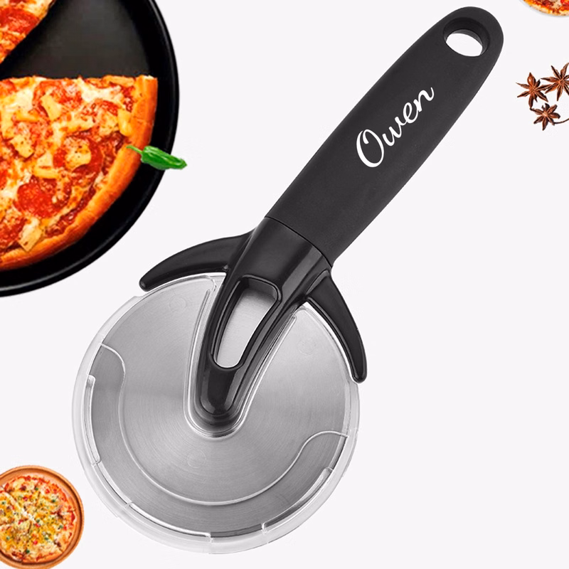 Stainless Steel Long Handle Pizza Cutter