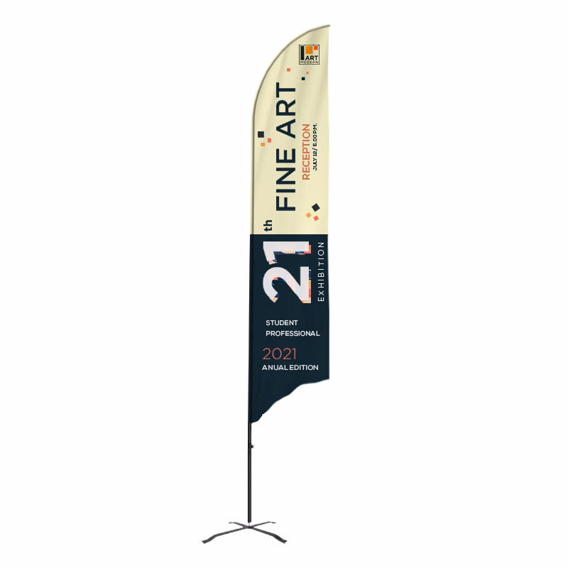 Flex Banner™ G7 Kit, Double-Sided 11' Advertising Feather Flag banner flag