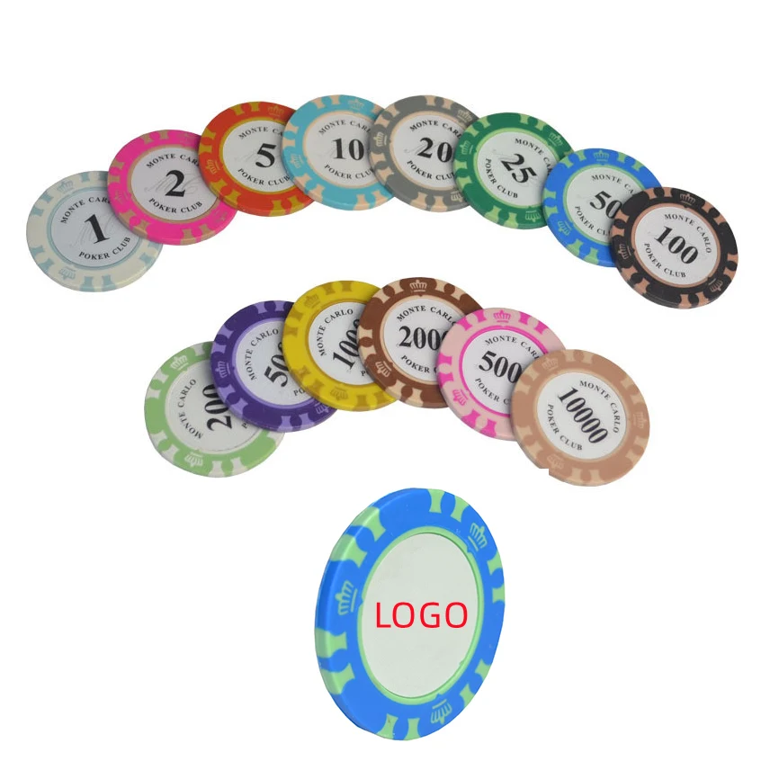Full Color Professional Clay Poker Chips 1