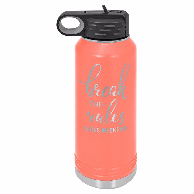 Polar Camel 32 oz. Coral Water Bottle