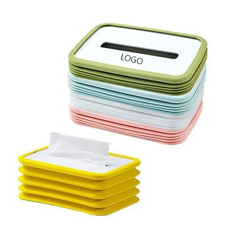 Silicone Foldable Tissue Box Cover 1